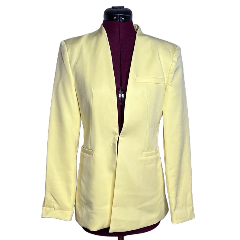 Elegant Yellow Women's Blazer